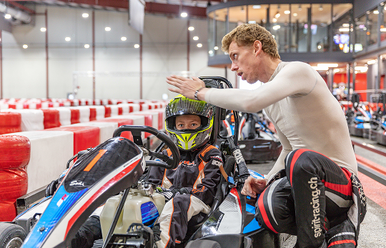 Coaching personnalisé pour améliorer son pilotage au karting de Vuiteboeuf